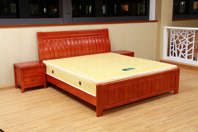 【宜家 橡木床 1.8米雙人床 1.5米實(shí)木床 婚床 簡(jiǎn)約 大床 廠家特價(jià)】價(jià)格,廠家,圖片,床類,南康東偉家具廠-