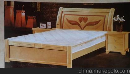 廠家直銷批發(fā)1.5/1.8米心心相印簡約實木床 橡木床 臥室雙人床圖片,廠家直銷批發(fā)1.5/1.8米心心相印簡約實木床 橡木床 臥室雙人床圖片大全,南康忠優(yōu)家具廠-