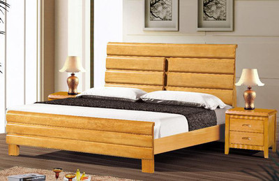 工廠直銷1.2米實木床兒童床現代簡易橡木床單人床南康家具31