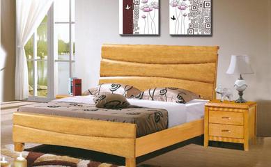 工廠直銷1.2米實木床兒童床現代簡易橡木床單人床南康家具31