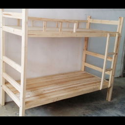 【1.2米床雙人床成人上下鋪實木床青年旅館特價床員工公寓雙層床_實木床價格|圖片】-