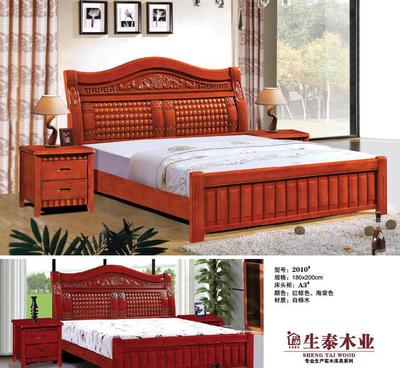 【南康生泰家具廠實木床精品年底回饋買275送一,歡迎聯系西安】價格_廠家_圖片 -