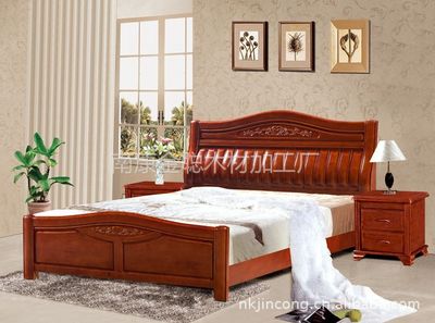【供應江西南康家具 特價全實木家具 雙人床橡木床1.8米實木床 大床婚床圖片】供應江西南康家具 特價全實木家具 雙人床橡木床1.8米實木床 大床婚床圖片大全 - 南康金聰木材加工廠