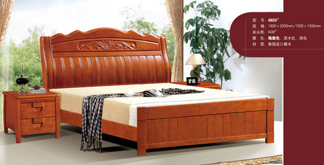 廠家供應(yīng) 夢家緣6833橡木床：品質(zhì)與設(shè)計(jì)的完美結(jié)合